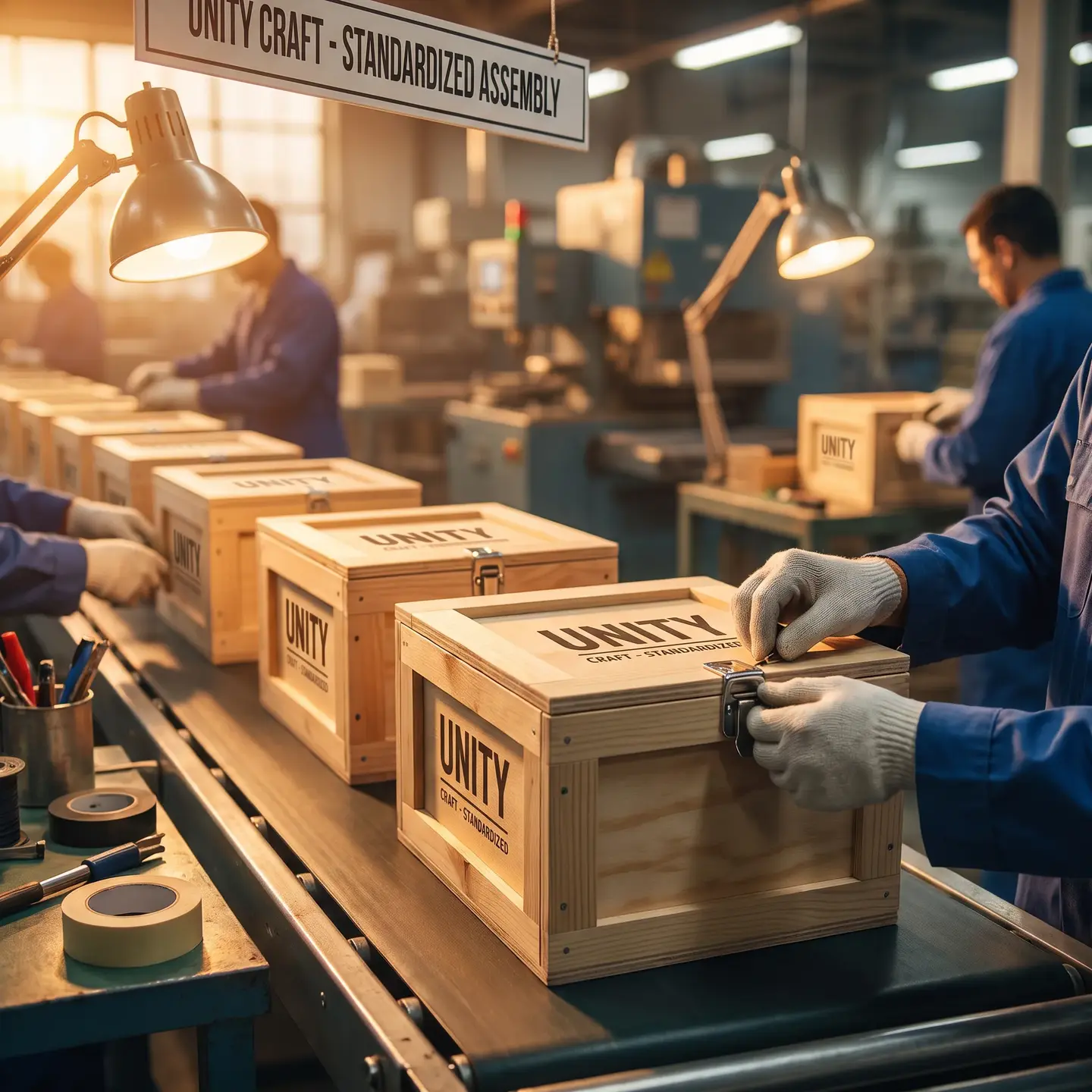 Production line crate standardization
